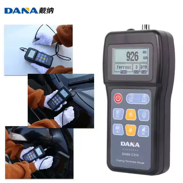 DANA C310 OEM/ODM High Accuracy LCD Metal Substrate Portable Digital Accurately Measure Coating Thickness Gauge Tester