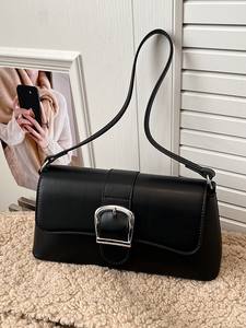 Bolso Bandolera de Alta Gama en Cuero PU con Dos Correas y Cadenas, Impermeable y Ligero para Damas - Product Image 5