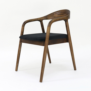 Silla de Comedor de Diseño Moderno y Lujo Nórdico, con Estructura de Madera Maciza y Tapicería de Tela o <span class=keywords><strong>Cuero</strong></span>, <span class=keywords><strong>para</strong></span> Comedor y Hotel - Product Image 5