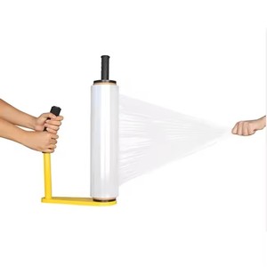 Good Price Stretch <b>Wrap</b> Transparent Pallet Stretch Film Pe Shrink clear Roll Stretch Film Pe Plastic Film - Product Image 2