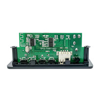 Module audio rechargeable pour carte amplificateur avec décodeur MP3, entrée micro, puissance de sortie 3-5W, contrôle moteur, 64 Go de RAM, HSC3033 PCBA