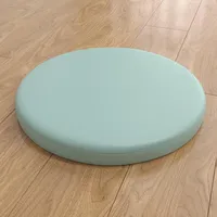 Fabrik preis Kunstleder Rundes Kissen Für Sofas tuhl Futon Memory Cotton Rutsch festes weiches Sitzkissen Pu Foam Sitzkissen