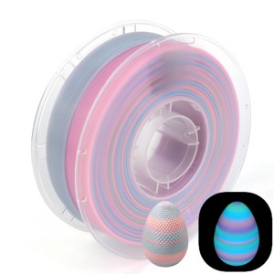 1.75mm Silk Rainbow PLA Filament 3D Printer Plastic Glow in The Dark Luminous for FDM Wholesale PLA Bulk Custom fba - Product Image 1