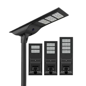 Luzes de rua solares para uso externo, lâmpadas solares economizadoras de energia, iluminação de segurança à prova d'água para jardim, pátio e quintal, luz LED