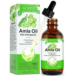 ALIVER天然Amla油保湿头皮油有机维生素c滋养头发生发精油60毫升