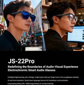 Gafas Inteligentes con Atenuación de un Clic, <span class=keywords><strong>Lentes</strong></span> Inteligentes con Bluetooth, Gafas Inteligentes con Audio, Gafas Inteligentes <span class=keywords><strong>para</strong></span> Mujer - Product Image 4