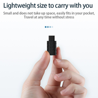 Adaptador Convertidor USB 3.1 Tipo C Macho a Hembra, Conector de Plástico para Todos los Dispositivos Tipo C, Adaptador de Prueba