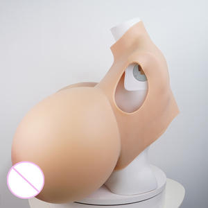 DIY tarzı gerçekçi göğüsler erkekler kadınlar giyinmek şişme veya su dolu cihaz sahte meme seks oyuncak silikon göğüsler - Product Image 6