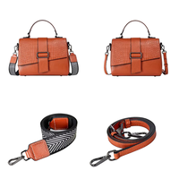 Sac à bandoulière en cuir de haute qualité de Guangzhou, personnalisé en cuir d'alligator pour femmes, fabricant, vente en gros