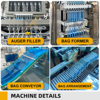 Multilane automatische fruitpoeder-sachet verpakkingsmachine, 8-baans stickpack vitaminepoeder papieren doos verpakkingsmachine