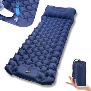 Almohadilla para dormir para acampar, alfombrilla autoinflable ultraligera para acampar, bomba de pie integrada, colchón de aire impermeable duradero para acampar - Product Image 1