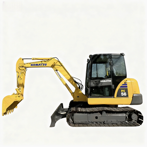 Machinery6Tons รถขุดตีนตะขาบ pc56 Komatsu มือสองเครื่องจักรก่อสร้างมือสองเครื่องขุด pc56mini ผลิตในประเทศญี่ปุ่น - Product Image 1