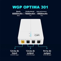 Mini-onduleur WGP DC, alimentation sans interruption, modèle 301, 12V 2A 9V, pour routeur, surveillance, sauvegarde, mobile, transfrontalier