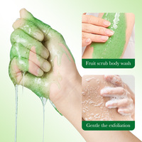 Sadoer Biologisch Fruit Vitamine C Verhelderende Body Wash Groothandel Exfoliërende Whitening Verfrissende Huid Lichaamsverzorging Douchegel
