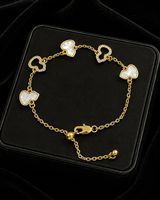 Bracelet en Cuivre et Acier Inoxydable Style Chinois avec Gourde Rouge, Design Creux Tendance Ciel Étoilé, Ensemble de Bijoux 18K