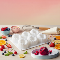 Moule en silicone 3D en forme de framboise, résistant à la chaleur, non toxique, écologique, facile à démouler, pour pâtisserie, glace et gâteaux