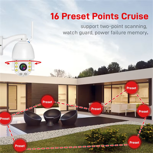 5 inch Home an ninh màu Video hệ thống CCTV Mạng 4MP/4K 8MP wifi tốc độ không dây DOME PTZ ngoài trời Zoom quang IP <span class=keywords><strong>Camera</strong></span> - Product Image 3