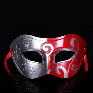 Máscara de hombre Máscara de fiesta de graduación de Halloween Máscara de cabeza plana de jazz vintage Caballero - Product Image 3