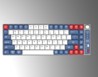 Nouveau clavier mécanique de jeu USB à profil bas avec touches ABS personnalisables et interchangeables à chaud, tri-mode