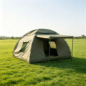 Tente de camping portable 3mx3m, facile à installer, imperméable, résistante au vent, trois saisons, pour une personne, randonnée en forêt, montagne - Product Image 6