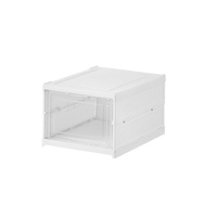 1/3/6 couche d'installation libre intégré flip simple armoire à chaussures en plastique transparent boîte à chaussures pliable