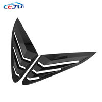 Kit de carrosserie noir brillant aspect carbone ABS, couvercles de persiennes de fenêtre latérale arrière pour Hyundai KIA Magentis Optima Lotz K5 DL3 2020-2025