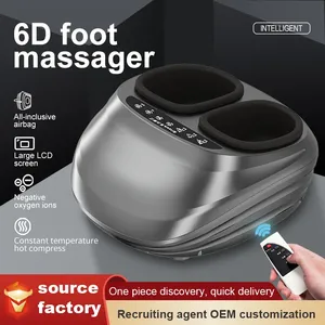 Machine de massage électrique pour les pieds et les mollets avec contrôleur portable 3 intensités pour détendre les jambes - Product Image 4