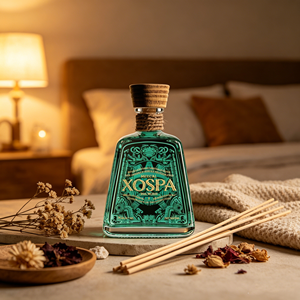 Bouteille de <span class=keywords><strong>tequila</strong></span> en verre transparent haut de gamme avec bouchon en cristal en forme de fleur pour l'emballage de spiritueux d'<span class=keywords><strong>agave</strong></span> de qualité supérieure - Product Image 1