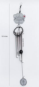 <strong>Pet</strong> Memorial Wind Chime Metal Casted Pawprint Wind Chime a Beautiful <strong>Remembrance</strong> <strong>Gift</strong> <strong>for</strong> a Grieving <strong>Pet</strong> Owner - Product Image 3