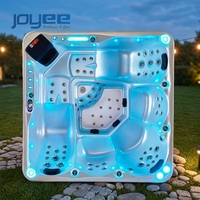 Bain à remous extérieur pour villa, baignoire de massage hydromassant JOYEE avec jets d'air