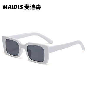 Maidis Square Sunglasses UV400 Women's Fashion Retro Sun Glasses PC Frame Ac Lens - Product Image 4