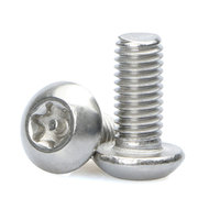 OEM kustom A286 18-8 baja nirkarat AISI304 316 ANSI304 316 ASTM A193 Torx segitiga baut keamanan kepala antimaling baut