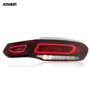 ไฟท้าย Jushun สำหรับ Mercedes Benz GLC GLE Coupe ปี 2015-2019 ดีไซน์ใหม่ พร้อมไฟ DRL LED และไฟเลี้ยว - Product Image 2