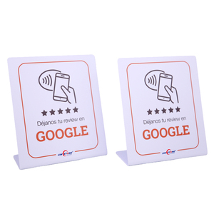 Base NFC de PVC de 13.56MHz con Diseño Personalizado para Reseñas de Google, TikTok, Instagram, <span class=keywords><strong>Facebook</strong></span>, Interfaz de Comunicación RFID - Product Image 3