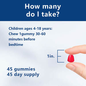 OEM ODM เด็กเมลาโทนินสลีป gummies รสผลไม้ตามธรรมชาติช่วยให้เด็กหลับได้เร็วขึ้นสนับสนุนวงจรการนอนหลับที่ดีต่อสุขภาพ - Product Image 5