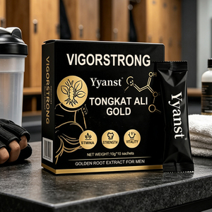 กาแฟสกัดรากตองกัตอาลีพรีเมียมโกลด์ สำหรับผู้ชาย 10 กรัม*10 ซอง บรรจุกล่องสีดำทอง สำหรับเพิ่มพลังงาน ความแข็งแรง และความมีชีวิตชีวาในทุกวัน รับผลิตแบบ OEM - Product Image 2