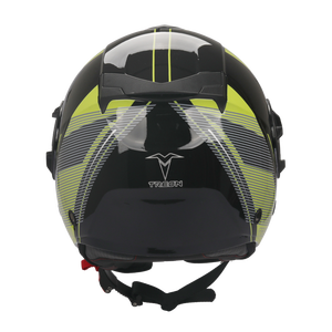Casques <span class=keywords><strong>Jet</strong></span> Homologués ECE Yoai 3/4 Open Face, Double Visière pour Moto, <span class=keywords><strong>Scooter</strong></span> Électrique, Hiver, Hommes - Product Image 4