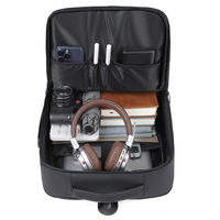 Nouveauté : Sac à dos pour homme en polyester imperméable, décontracté et élégant, extensible, pour ordinateur portable, luxe léger, pour les trajets quotidiens, les affaires et l'école