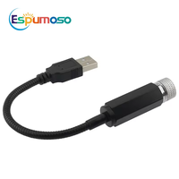 Espumoso USB enchufe Mini LED coche USB luz techo estrella noche luces proyector Interior lámpara coche atmósfera decoración luces