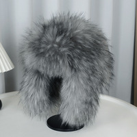 Chapeau Bomber en Fausse Fourrure de Renard pour Femmes, Chaud et Épais, avec Oreillettes en Fourrure, Protection Contre le Vent, Protection des Oreilles, Décontracté, Fête, Ski, Pêche