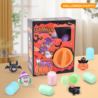 Machine à œufs surprise amusante pour enfants Halloween, boîte mystère, machine à griffes, cadeau