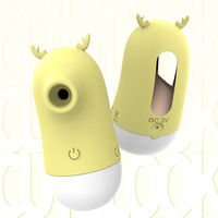 Damen-Hirsch-Klitorisvibrator, USB-wiederaufladbar, wasserdicht IPX7, Latex, komfortdesigniert, intensive Luststimulation