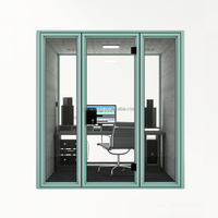 Cabine de travail insonorisée mobile et portable, cabine acoustique, cabine de bureau, cabine téléphonique insonorisée