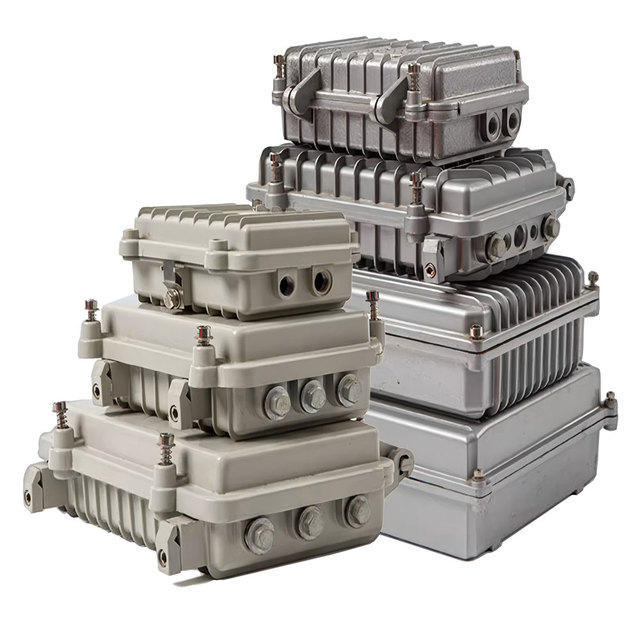 CATV Amplifier Aluminum Waterproof Enclosure Box Outdoor Ethernet 3G 4G 5G Power Control Junction Telecom Base Station Housing