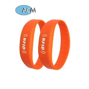 Bracelet RFID en silicone coloré EM Ring <span class=keywords><strong>Silim</strong></span> 125KHZ 13.56MHZ pour contrôle d'accès et gestion des présences - Vente en gros - Product Image 1