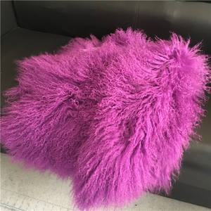 Couverture à usage bébé en peau <span class=keywords><strong>de</strong></span> mouton pour cheveux bouclés brun <span class=keywords><strong>rose</strong></span> pâle - Product Image 6