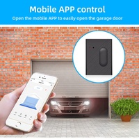Tuya Smart Life WiFi Contrôleur de porte de garage Commutateur sans fil Téléphone portable APP Contrôle Alexa AI Commande vocale 5V Max. Voltage