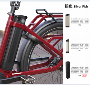 Batterie de vélo électrique au lithium Reention Silverfish SF-3 36V 48V pour tube diagonal 18650 14Ah 500W, pack lithium pour vélo électrique 400*88*86mm - Product Image 2