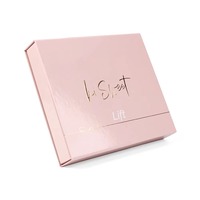 Boîtes cadeaux personnalisées de luxe roses pour produits de beauté, maquillage, vernis à ongles, huile, soin de la peau, sérum, crème pour le visage, poudre libre, crème pour les yeux