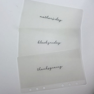 Buste per Budgeting A6 in Carta Vellum Opaca Laminata a 6 Fori, Ricaricabili, di Alta Qualità, per Fondi Commisurati - Product Image 6